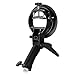 Fotodiox Pro Flash Bracket Holder with Handle for Speedlight Flash Guns and Bowen Mount Strobes - for Use with Reflectors, Softboxes, Snoots and Umbrellas