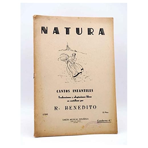 NATURA. CANTOS INFANTILES CUADERNO 4º. Unión Musical Española. PARTITURAS