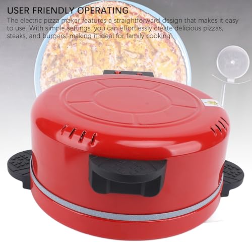 Electric Pizza Maker, Kompaktes 1800W -Mehrzweck -Elektropizza Maschine Auto Temp Control für Zuhause (EU-Stecker 220V) 4 Electric Pizza Maker, Kompaktes 1800W -Mehrzweck -Elektropizza Maschine Auto Temp Control für Zuhause (EU-Stecker 220V)
