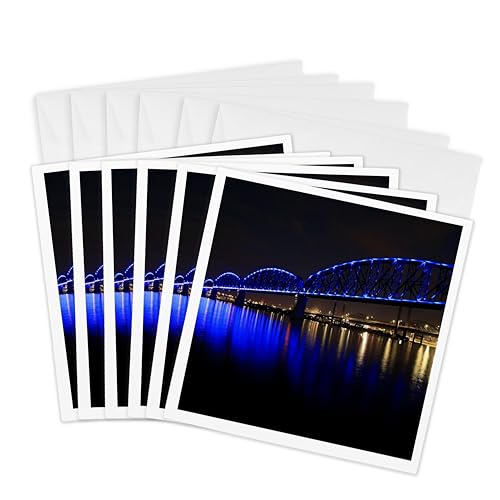 Cartes de vœux Big Four Suspension Bridge Louisville illustration haut de gamme