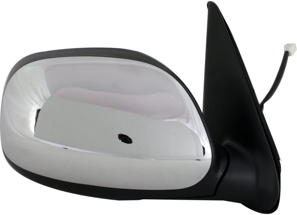 For Toyota Tundra 2003 04 05 2006 Door Mirror Passenger Side | Power | Non-Heated | Chrome | Crew Cab | SR5 Model | Replacement For 87910-0C080 | TO1321228