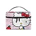 Produktbild Kosmetiktasche Hello Kitty Mit Obst Tragbare Reise Make-up Tasche Kosmetik Organizer Multifunktions-Kulturbeutel Aufbewahrungskoffer