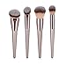 Produktbild Pinselset Makeup, Grundierungsbürste Gesicht Pinsel 4pcs Puder Pinsel - Weiche natürliche Haare für Kosmetik Puder, Foudation Kosmetik Bürsten