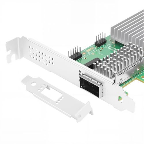 Image of Vogzone 100Gb PCI-E NIC Network Card for Intel E810-CQDA1, 25GbE /50GbE /100GbE Single QSFP28 Port, with Intel E810 CAM1 Chip,100GbE PCI Express 4.0 X16 Ethernet Adapter Support RDMA iWARP /RoCEv2 /UEFI