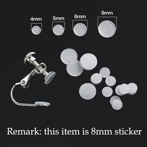 Almohadillas protectoras de silicona antideslizante para aretes de clip 3