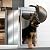Dog Door for Wall, Medium Doggy Door, Heavy Duty Cat Pet Door, All Aluminum Frame, Double Magnetic Flaps, Energy Efficient, Telescoping Tunnel, Sliding Lock Panel, Easy to Install (Pets Up to 45 Lb)