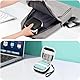 ProCase Tragetasche für Mini Portable Small Printer Tragbarer Etikettendrucker Reiseeuti Aufklebermaschine Hülle -Schwarz