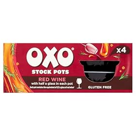 OXO Stock Pots Rich Flavoursome Blend of Red Wine, 4 x 20 g (80 g) – OXO