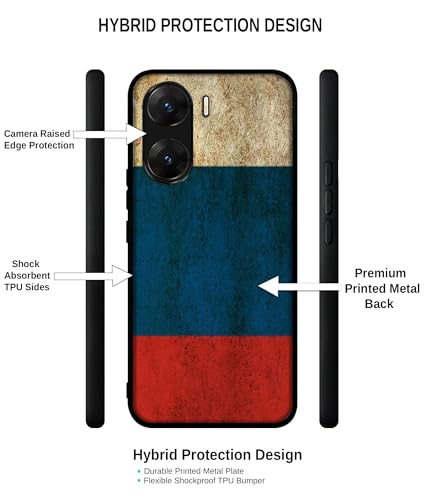 Image of Autumn Girl Design Premium 2D Printed Metal Back Case Cover for Vivo V29E 5G