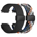 【Nouveau fermoir magnétique amélioré】Fabriqué en acier inoxydable de haute qualité, résistant à l'usure et à la décoloration. La technologie magnétique intégrée offre une force de maintien supérieure de 60 %. Reste bien en place pendant la course, la randonnée, le vélo, le yoga et les sports extrêmes.