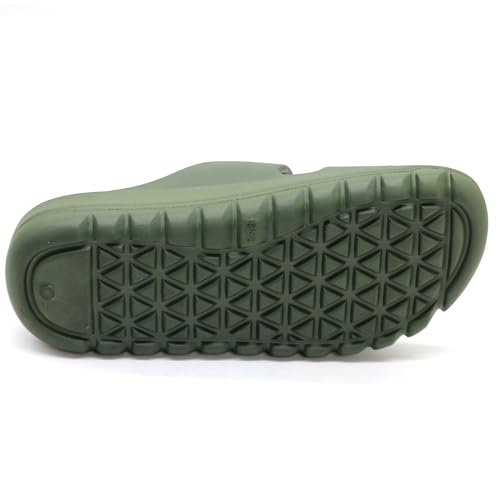Image of SVAAR Soft EVA Double Strap Slippers for Men | Stylish Anti-Skid Slides with Arch Support & Bouncy Sole | Lightweight Indoor Outdoor Comfort