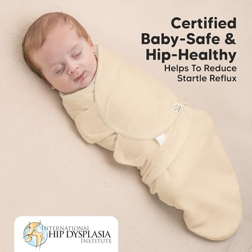 Image of Baby Swaddle Sleep Sacks with Zipper - 3-Pack Swaddles for Newborns 0-3 Months, Infant, Baby Girls, Boys, Soft & Durable Newborn Sleep Sack, Easy Diaper Change Swaddling Blanket (Terracotta, OS)