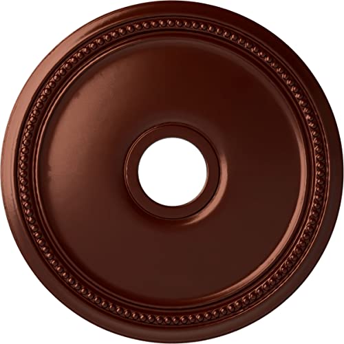 Ekena Millwork CM18DIACS Diane Ceiling Medallion, 18"OD x 3 5/8"ID x 1 1/8"P (Fits Canopies up to 5 3/8"), Hand-Painted Antique Copper