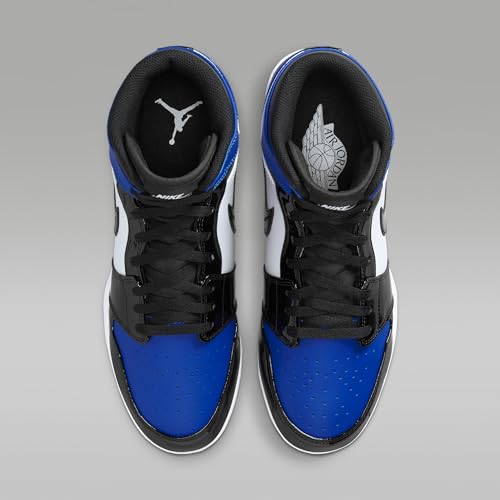 Jordan 1 Mid TD Men's Football Cleat (Game Royal/White/Black)4