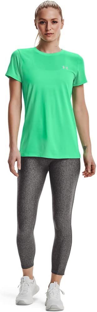 under armourTech SSC-Solid Tee Shirt Vapor Green/Metallic Silver L