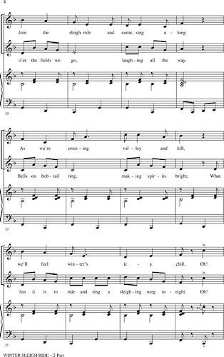 Winter Sleigh Ride - (with 