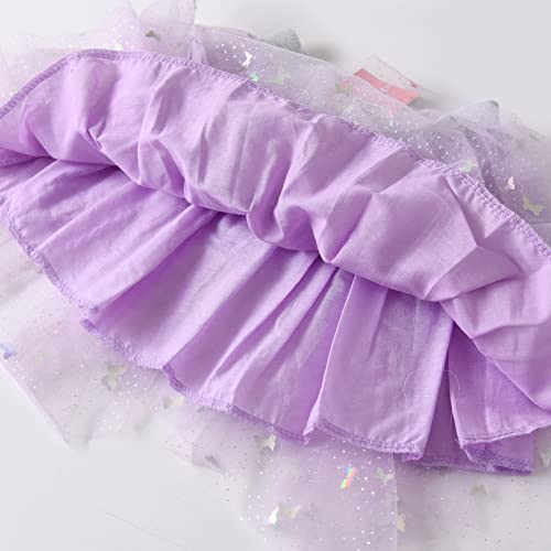 Dxton Kids Baby Girls Tutu Toddler Rainbow Flower Tulle Skirt Sk212 4T #TOP3