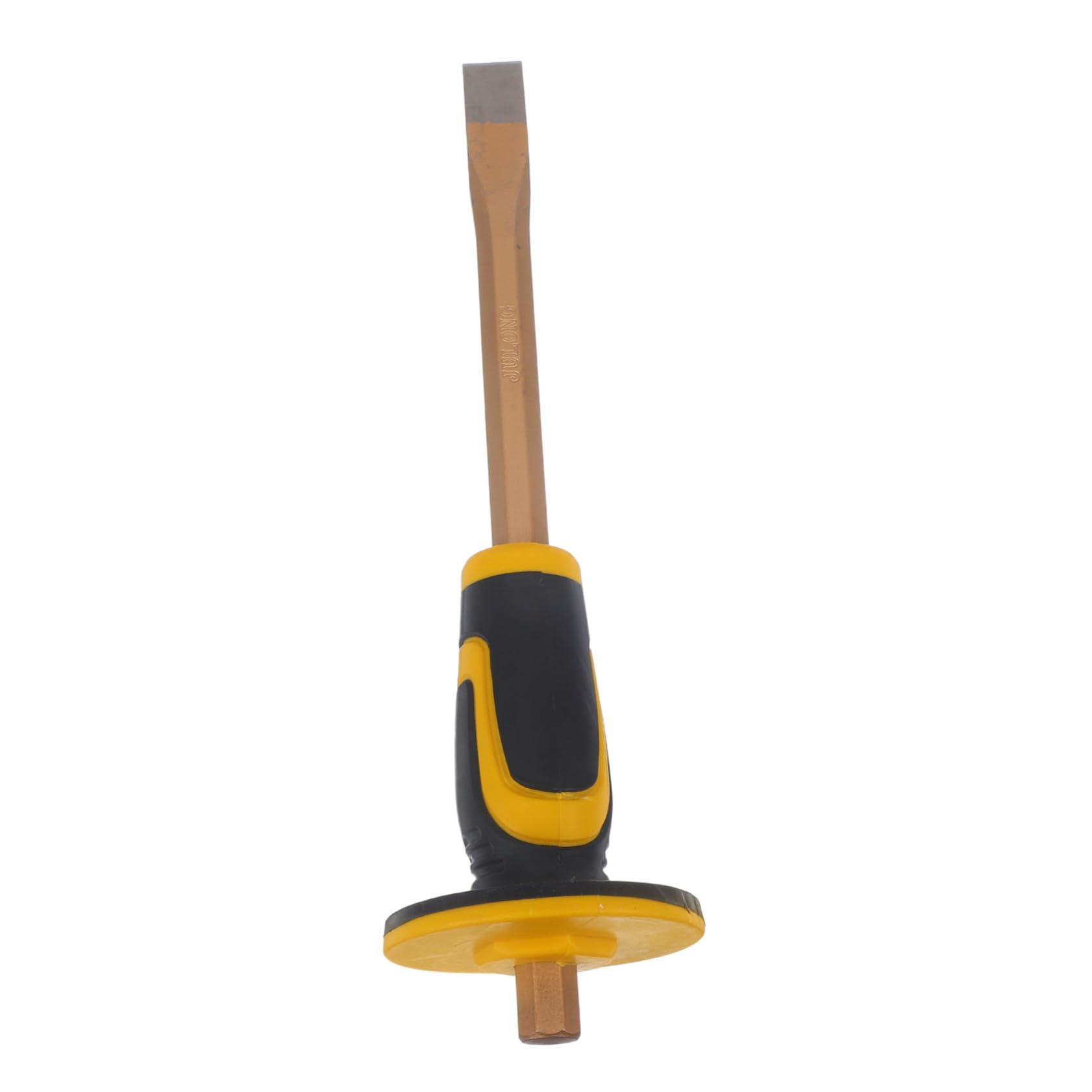 Ciieeo 3 Pezzi Scalpello per Muratura con Protezione per Mano Scalpello Manuale per Taglio e Fessurazione Pietra e Strumento Versatile per Falegnameria e Lavori Muratura