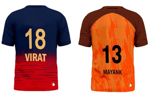 Image of Sports India IPL Cricket Team T Shirt Jersey Combo for (Kid's, Boy's & Mens) L744