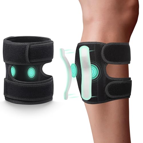 Oyakin Sciatica Pain Relief Devices Brace, Sciatic Nerve Knee Brace with Dual Adjustable Pressure Pads Targeted Compression, Sciatic Ease Calf Brace for Lower Back Pain Relief, Fits for Men and Women