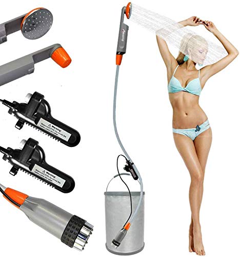 FLYFISH Doccia portatile da campeggio, pompa