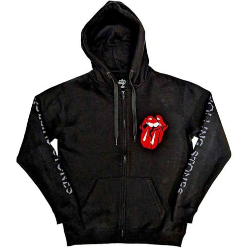 Sweat Rolling Stones Hackney Diamonds hoodie rock noir Shattered Tongue