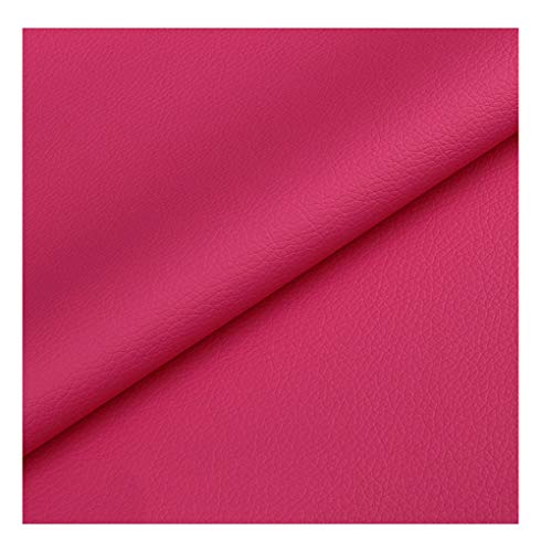 Tela de polipiel rosa para manualidades DIY y renovación de sofás