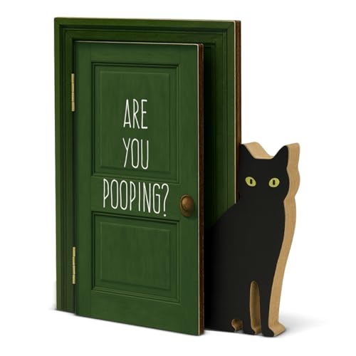 Funny Cat Bathroom Decor - Funny Bathroom Black Cat Are