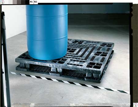 Pallet, 4, 000 lb., 48 in. L, 48 in. W, Blue