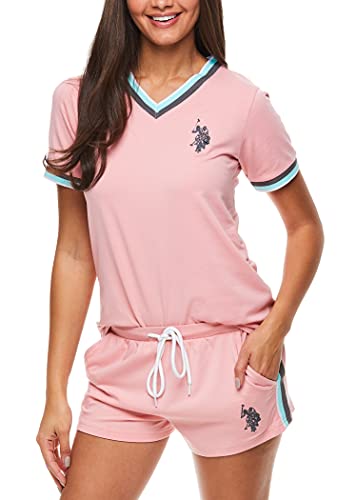 Image of U.S. POLO ASSN. Cotton Pajamas for Women Set