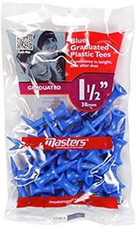 Masters Unisex's Plastic Graduated Tees (Bag of 30)