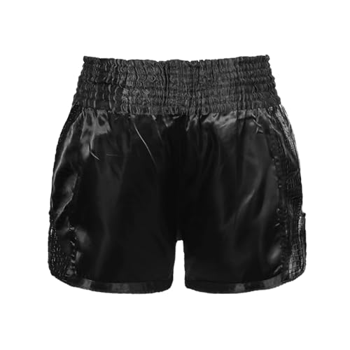 FLUORY Muay Thai Shorts Boxer Shorts Boxing Trunks Kick Martial Arts Training Gym Clothing for Men Women Professional Boxing
