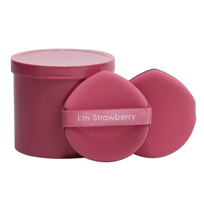 Image of 5Pcs Makeup Sponge Powder Puff Latex-free Makeup Puff Blender Sponge, Air Cushion Pads for Liquid Foundation, Cream, Powder, Concealer, Wet & Dry Dual Use(Pink)
