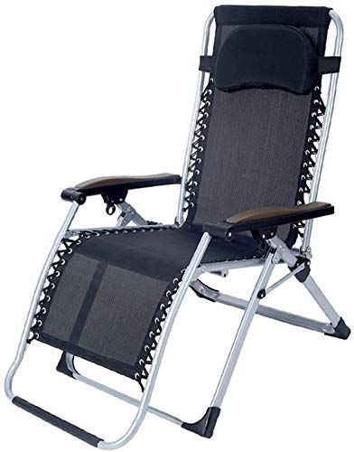 Fauteuil inclinable zéro gravité pour soulager le dos sur la terrasse ou au camping