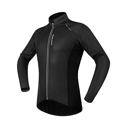 Chaqueta ciclismo térmica cortaviento unisex miniatura 3