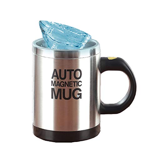 Mengshen Self Stirring Cup Stainless Steel Magnetic Automatic Mixing for Traveling Morning, Office
