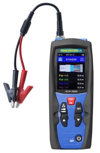 Pancontrol PAN KLM2000 | Kabellängen-Messgerät (Echometer) | für mehrpolige-/ Netwerk-/ Coaxkabel | Detektor