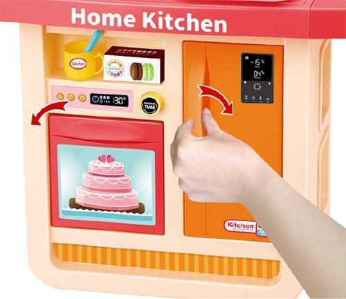 Image of Kids Kitchen Play Set with Lights & Sounds (Multicolor)