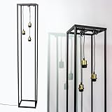 Squares-3 lampadaire métal style industriel lampadaire salon vintage avec abat-jour ajustable