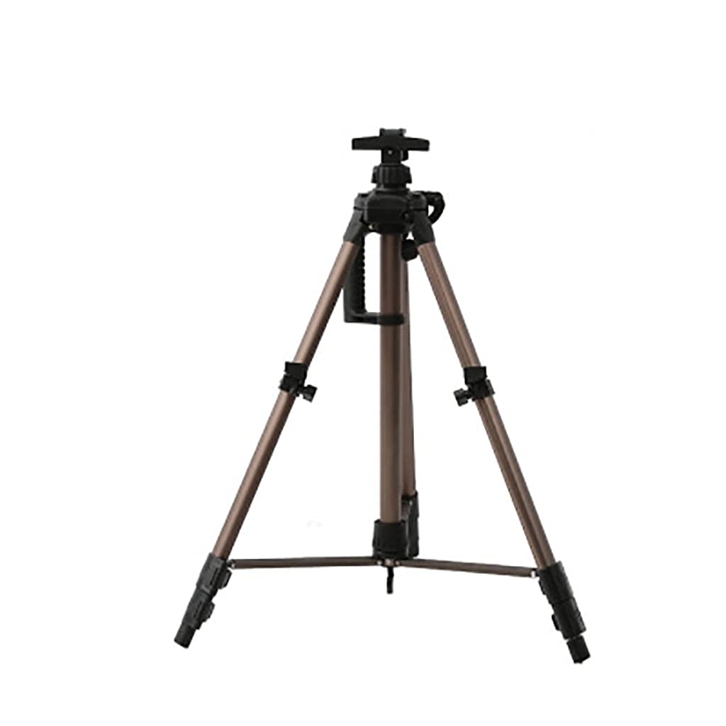 MYUYEE Aluminum Easel Stand Tripod Metal Liftable Lightweight Sturdy Field Easel For Oil Painting Sketch Watercolor (Argento)