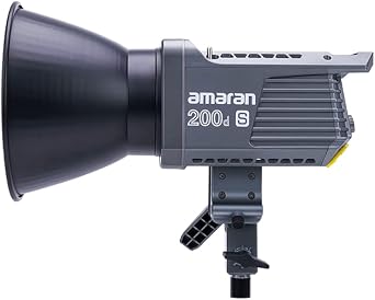 Aputure Amaran 200d S - Compact COB Video Light, Lightweight LED Point Source Light, 200W 5600K Key Light for Photography & Videography, Compatible with Universal Bowens Mount Accessory