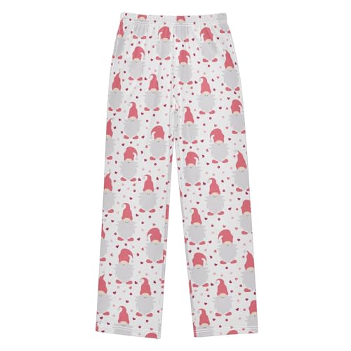 Sweet Gnomes Boys Long Pants Soft Trousers Elastic Waist Kids Lounge Bottoms with Pockets S-XL