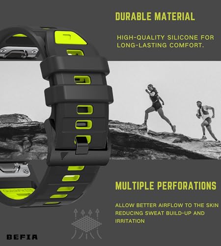 Image of 22mm Watch Band for Garmin fenix 8 47mm 5 6 fenix 7 sapphire solar band Quick Fit 22 Watch Bands for Garmin Watch Forerunner 965 955 epix gen 2 47mm Strap Comfort for Men Women