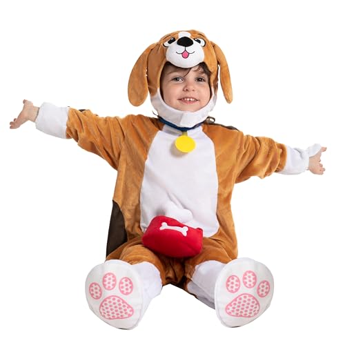 Spooktacular Creations Toddler Halloween Beagle Puppy Costume for Kids, Halloween Baby Unisex Dress Up, Animal themed Party (12-18 months)