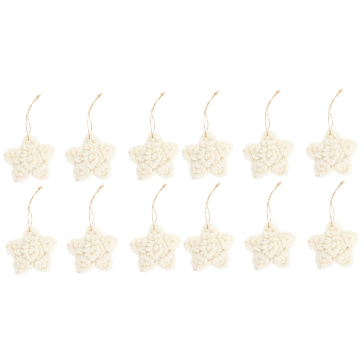 ABOOFAN 2 Set Di Ornamenti A Forma Di Stella Per Albero Di Natale in Feltro Per Ghirlanda Decorazione A Forma Di Stella Per Borse 6 Pezzi*2