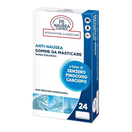 Consulteam P6 Anti-Nausea Gomme, 24 pezzi