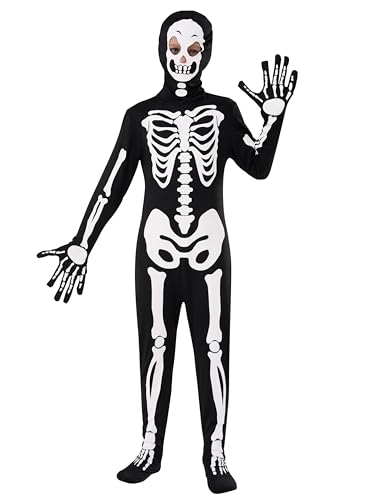 Disfraz de Esqueleto para Niño Halloween Talla XL miniatura 3