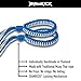 SIAMKICK Muay Thai Prajiad Armbands, Traditional Handmade Muay Thai Armband, Authentic Wai Kru Thai Boxing & Kickboxing (Set of 2) (Arctic Blue)