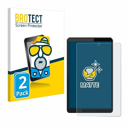 BROTECT Protector Pantalla Anti-Reflejos para Lenovo Tab M8 (2 Unidades) Película Mate Anti-Huellas