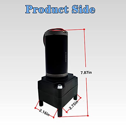 Image of High Speed Fifth Wheel Landing Gear Motor for Lippert Tuson 141893,6000 Pounds Lift Capacity 5th Wheel RV Landing Gear Motor Replace 141893,LC141893